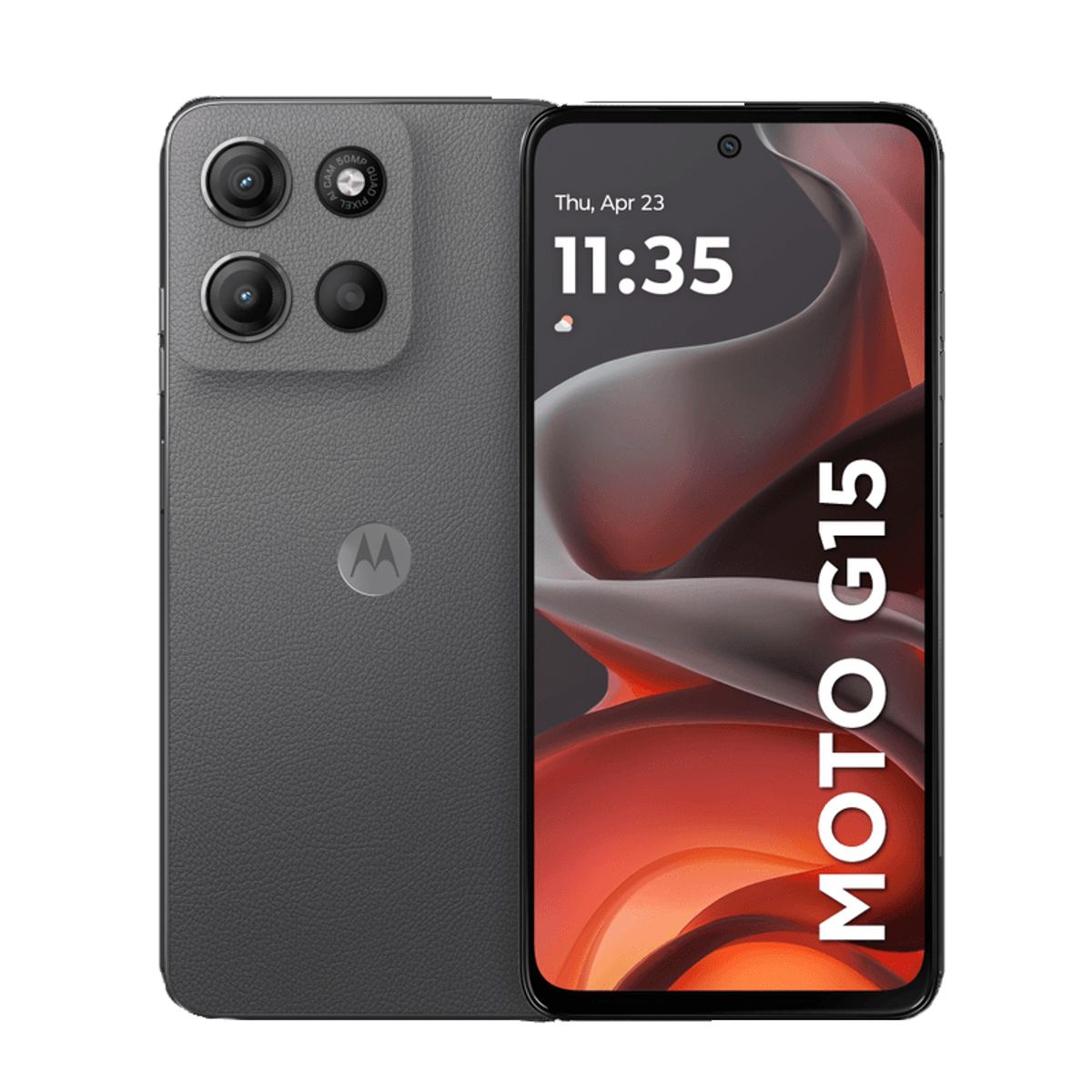 MOTOROLA - Celular Motorola Moto G15 256GB 4GB Ampliable a 8GB Gris