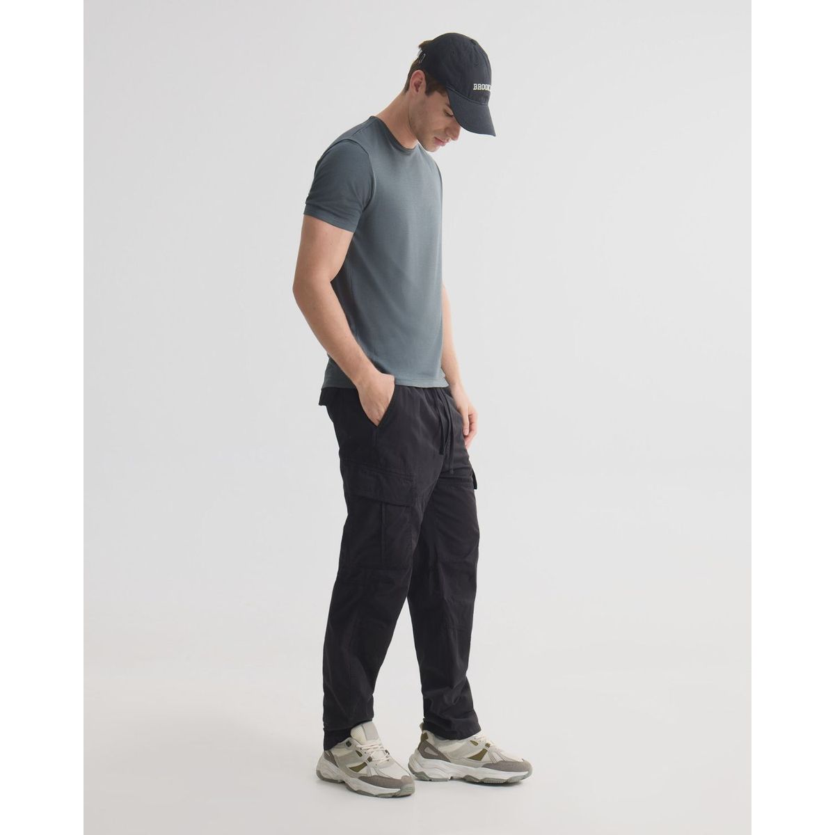 SEVEN SEVEN - Pantalón Para Hombre Multiusos Plano Color Negro Marca Seven Seven #45071128