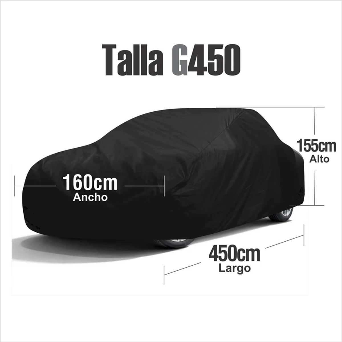 NACIONAL - Pijama INTERIOR Para Carro Forro Auto Mediano G 450 cm