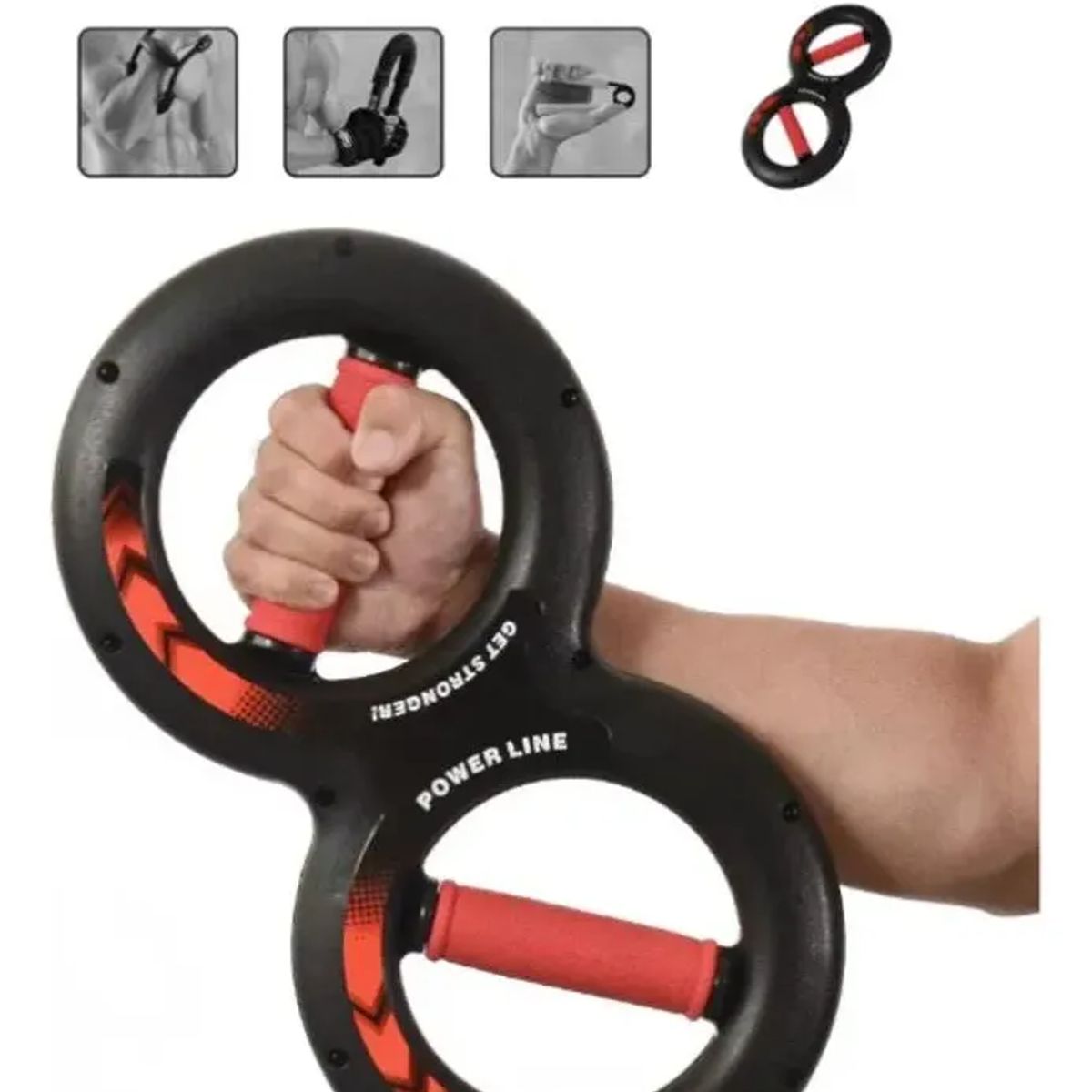 GENERICO - Ejercitador Resistencia Brazo Antebrazo Anillos Giratorios