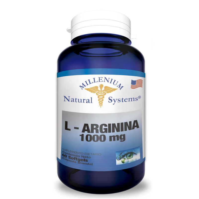 NATURAL SYSTEM - SUPLEMENTO L-ARGININA X 60 UNIDADES.