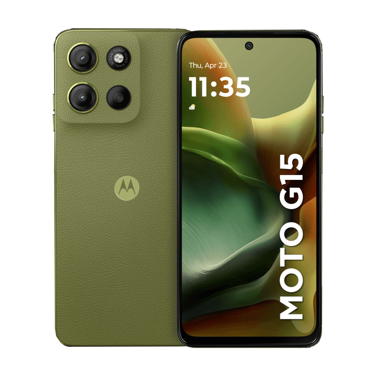 MOTOROLA - Celular Motorola Moto G15 512GB 4GB Ampliable a 12GB  Verde