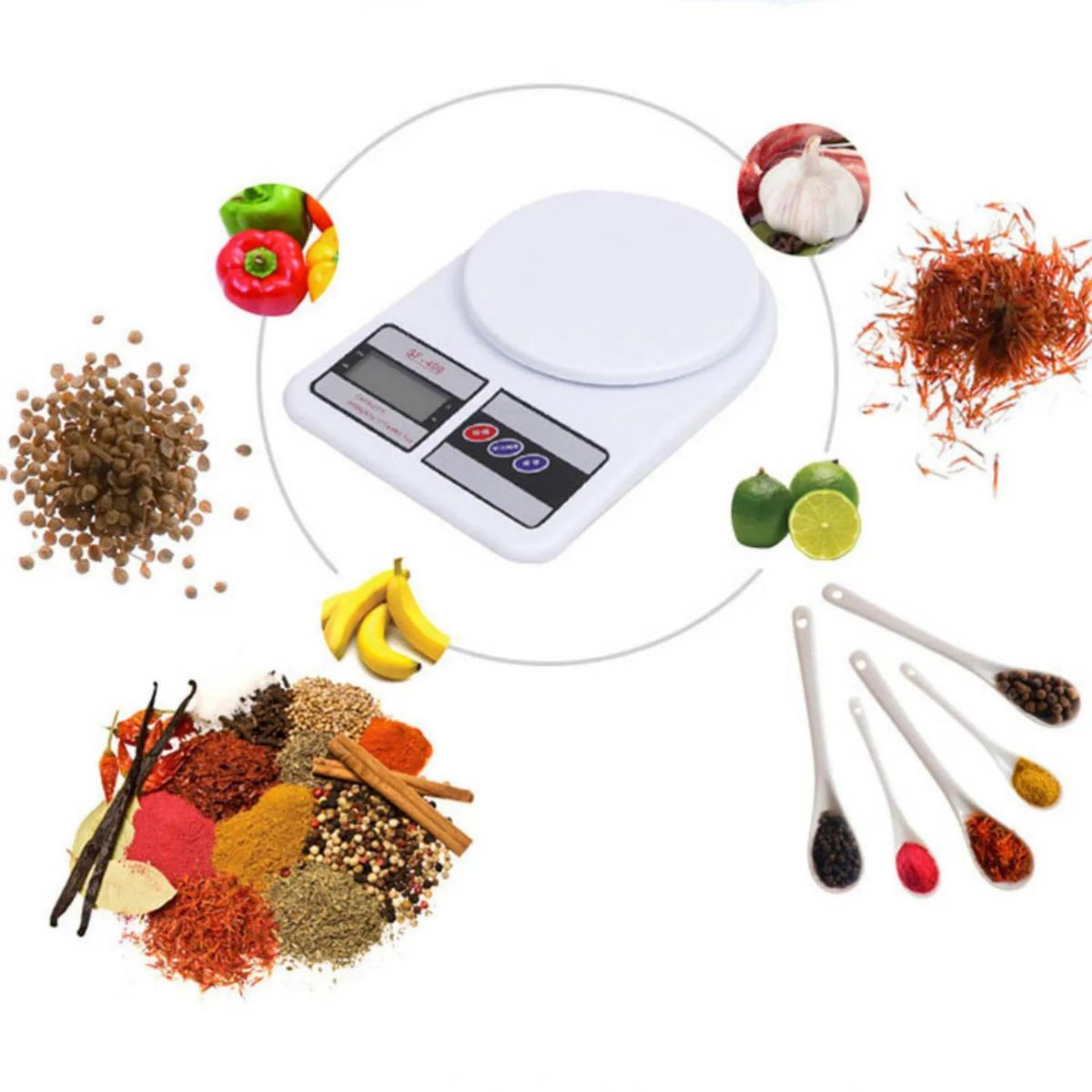 GENERICO - Bascula Gramera Digital 10kilos Pesa Balanza