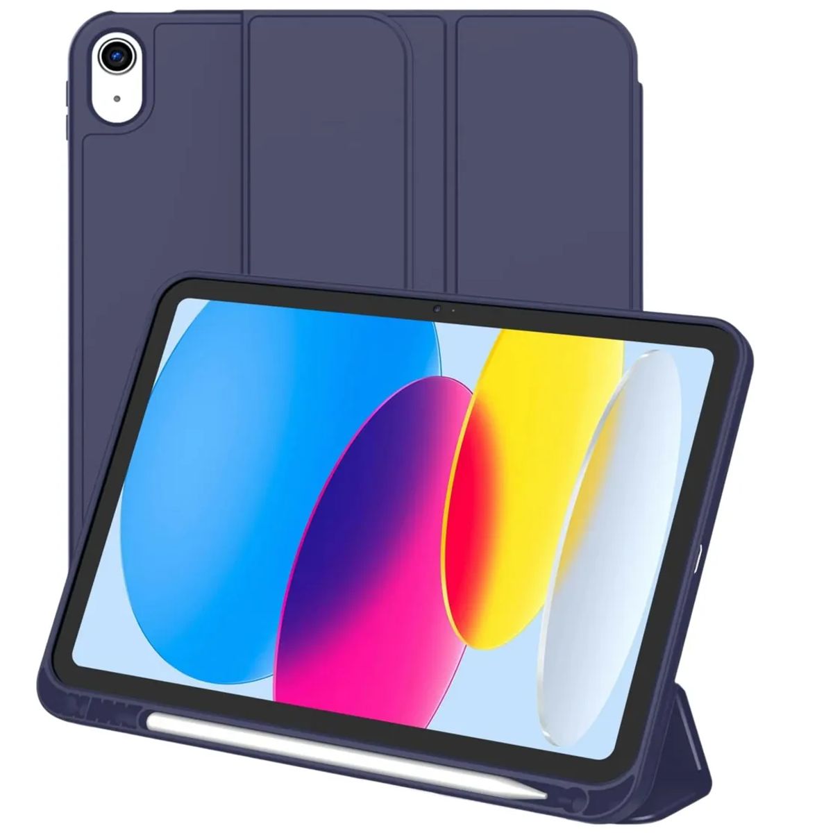GENERICO - Forro Smart Case Para iPAD 10.2 7/8/9 gen Con Espacio Para Lápiz