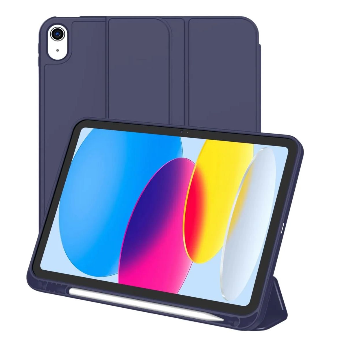 GENERICO - Forro Smart Case Para iPAD 10.2 7/8/9 gen Con Espacio Para Lápiz