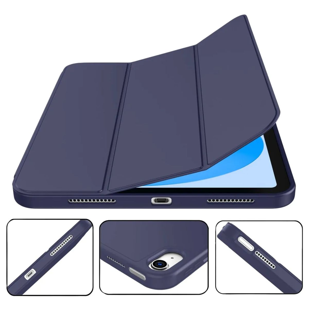 GENERICO - Forro Smart Case Para iPAD 10.2 7/8/9 gen Con Espacio Para Lápiz