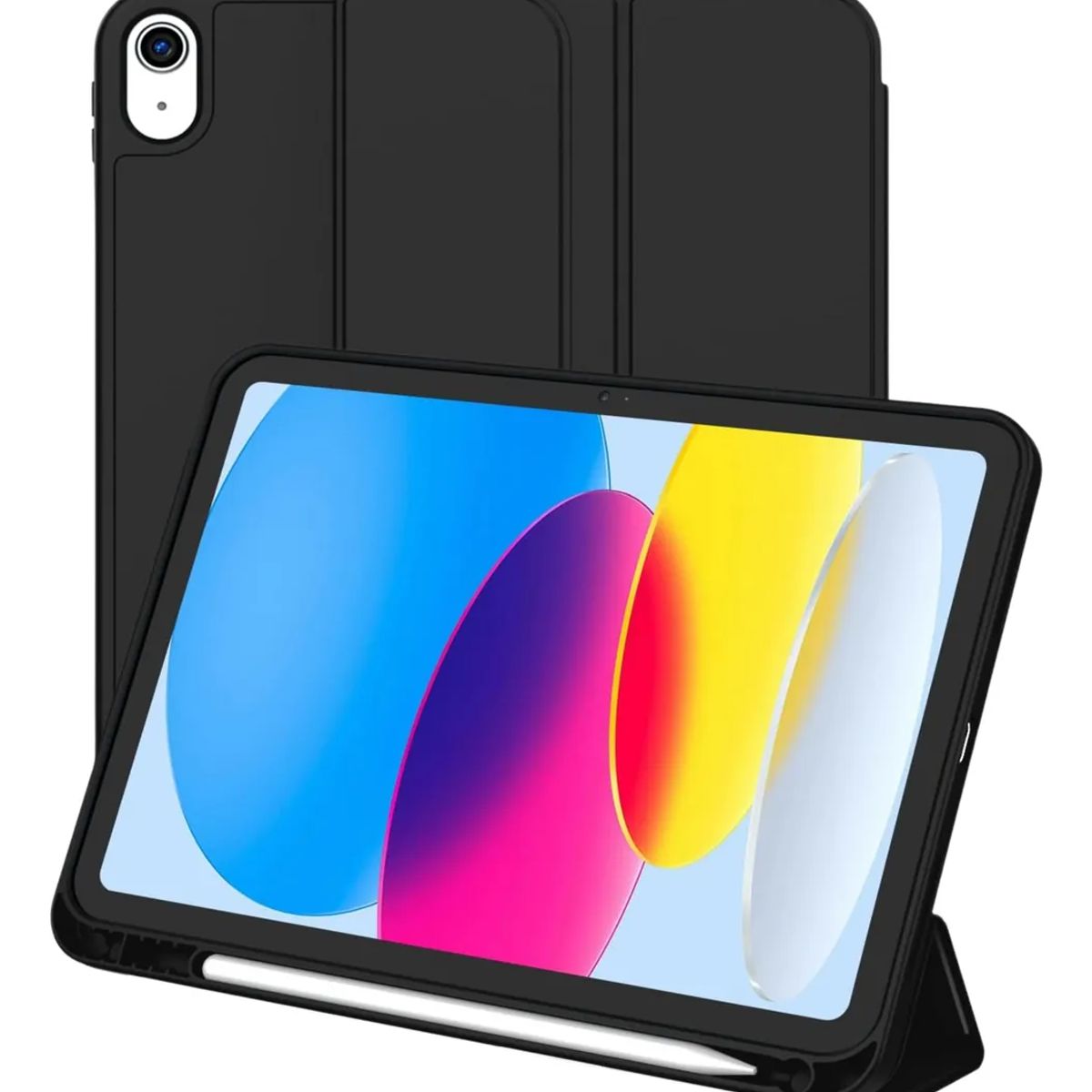 GENERICO - Forro Smart Case Para iPAD Air 4 Con Espacio Para Lápiz