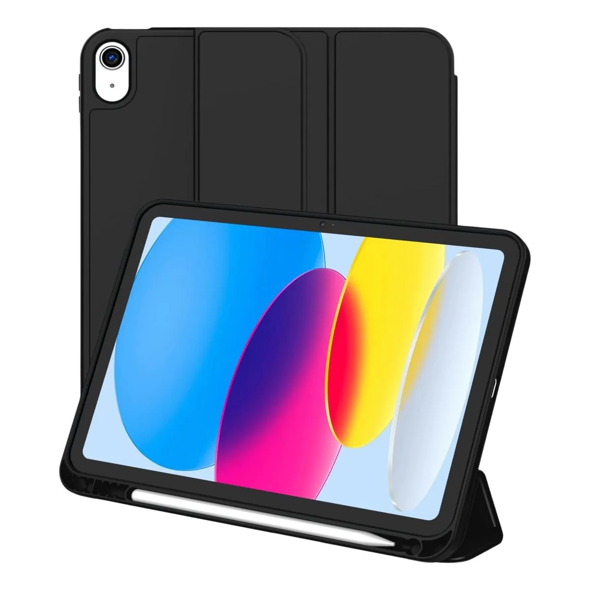GENERICO - Forro Smart Case Para iPAD Air 4 Con Espacio Para Lápiz