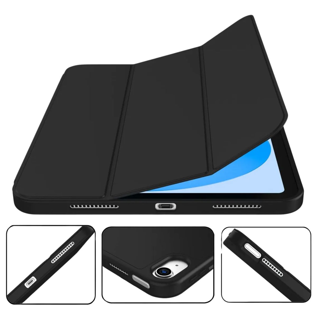 GENERICO - Forro Smart Case Para iPAD Air 4 Con Espacio Para Lápiz