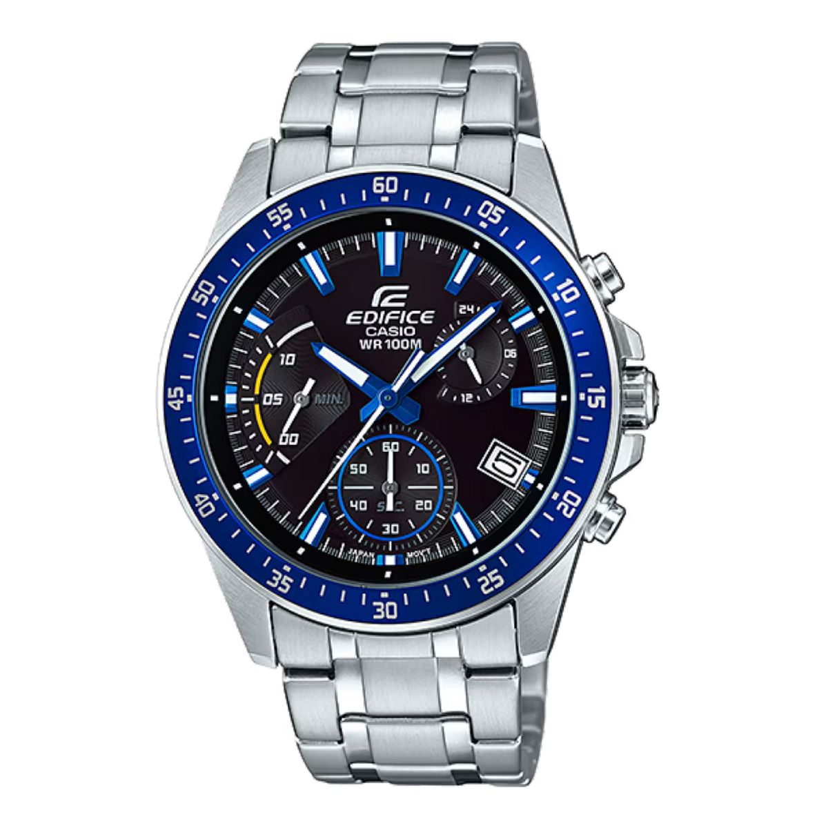 CASIO - Reloj Casio Para Hombre Calendario EFV-540D-1A2VUDF Azul Negro