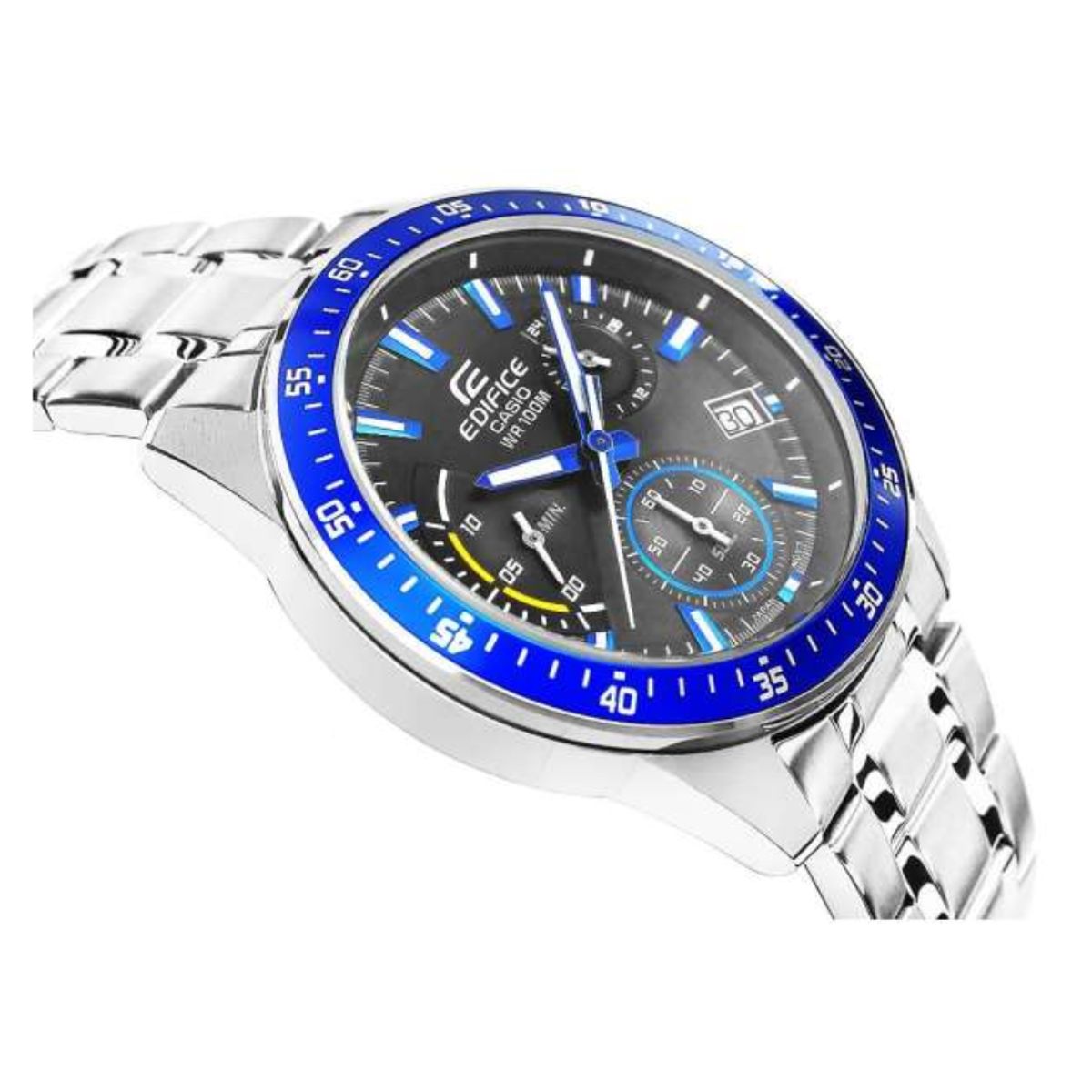 CASIO - Reloj Casio Para Hombre Calendario EFV-540D-1A2VUDF Azul Negro