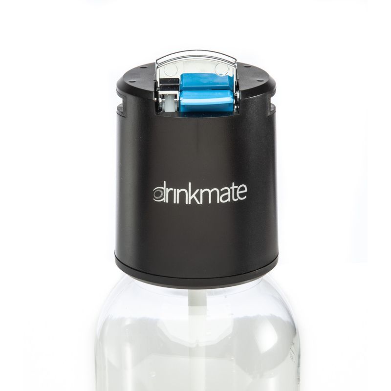 DRINKMATE - Máquina Negra Para Hacer Agua Con Gas Y Gaseosa Drinkmate