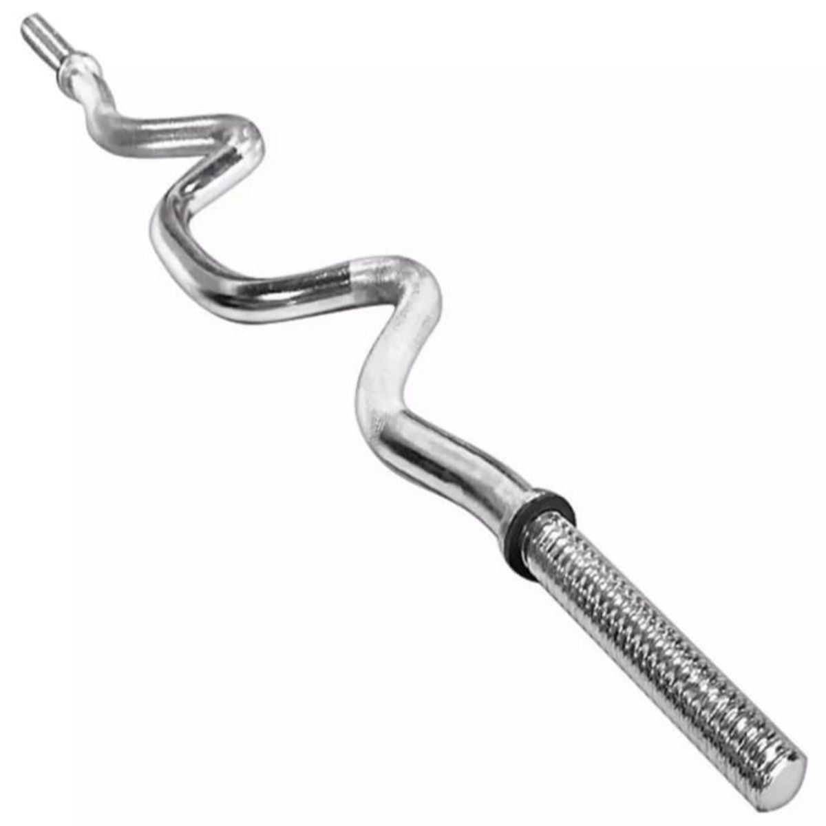 GENERICO - Barra w cromada 5 k 120 cm para pesas