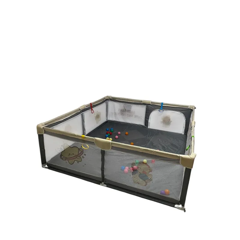 GENERICO - Corral De Juegos Para Niños 180x200 Agarradera Pelotas Bolsa
