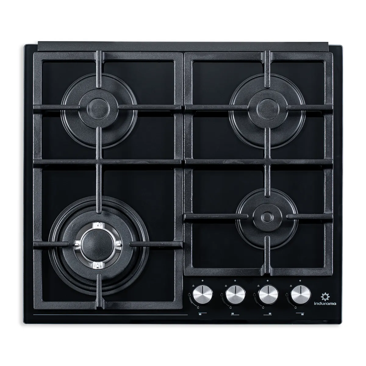 INDURAMA - Estufa Empotrable  INDURAMA Vidrio 60 cm 4 Quemadores  GN