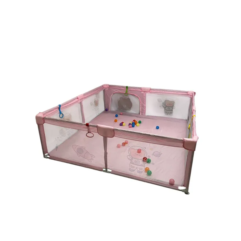 MY NEW BABY - Corral De Juegos Para Niños 180x200 Agarradera Pelotas Bolsa