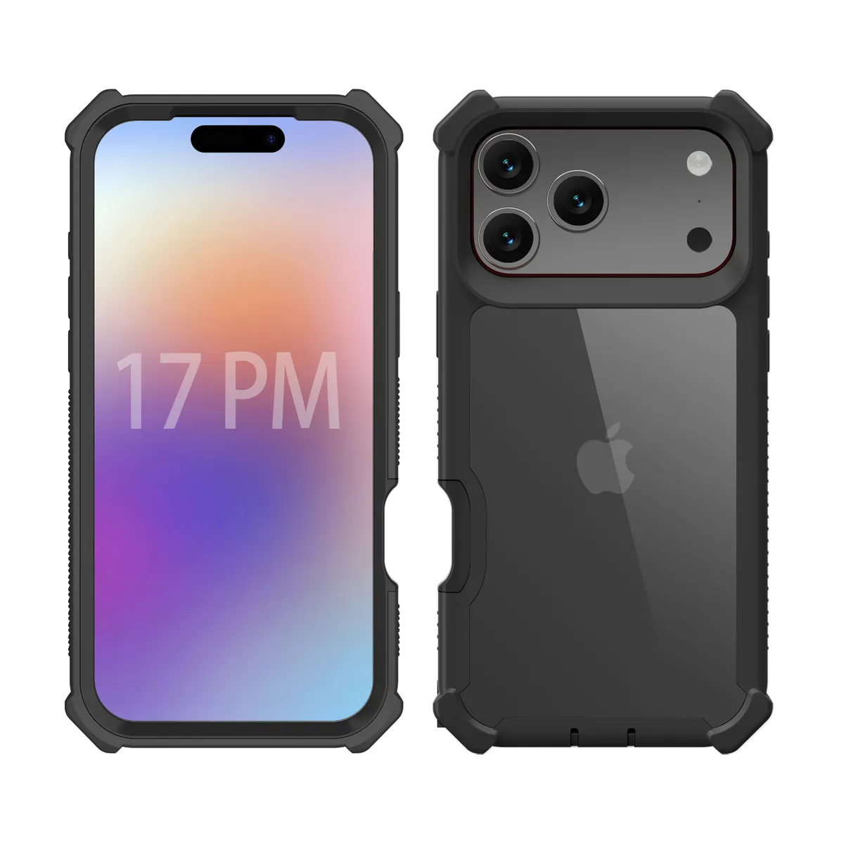 GENERICO - Estuche Funda Protector Reforzado 2 en 1 Para iPhone 17 Pro Max