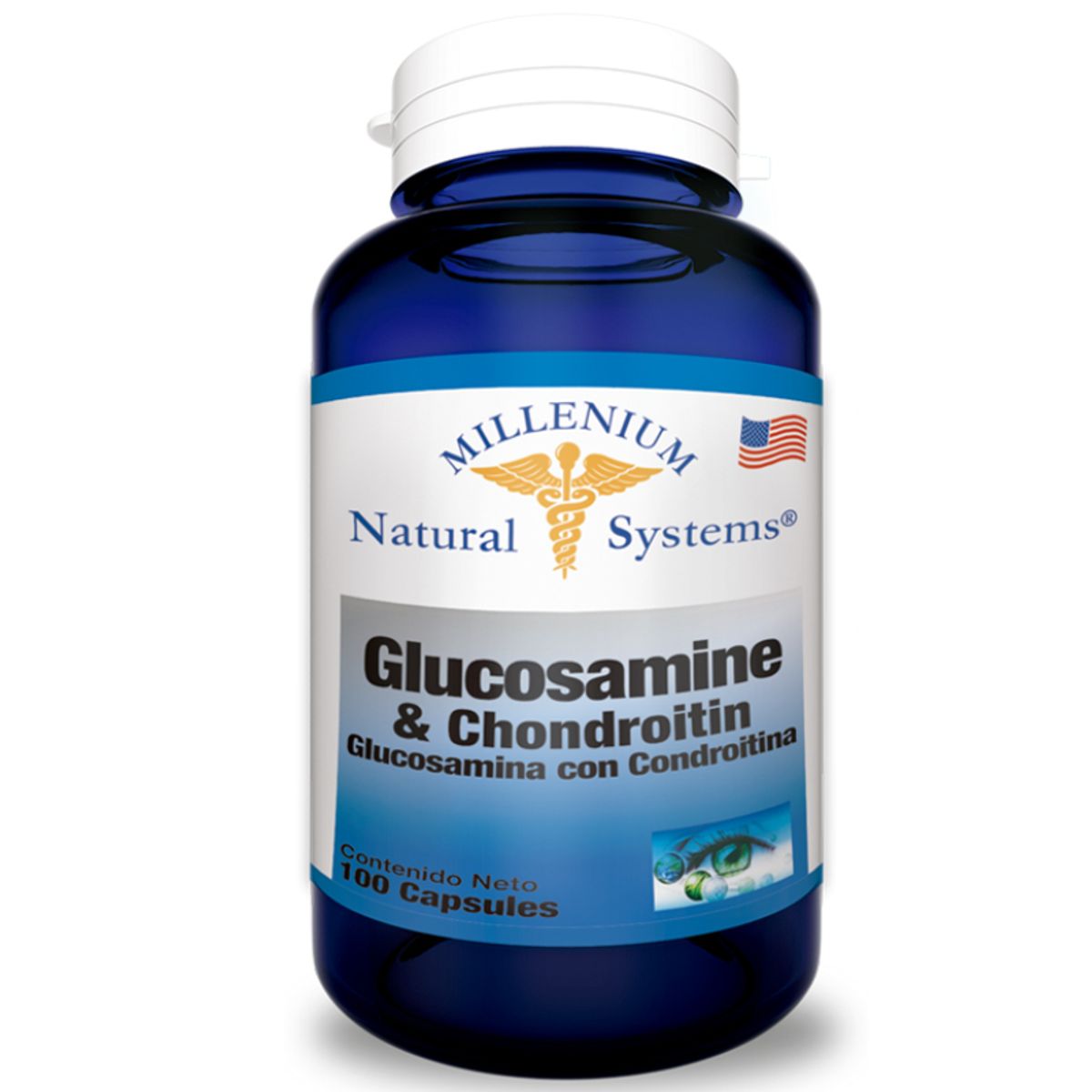 NATURAL SYSTEM - ALIMENTO CON GLUCOSAMINA Y CONDROITINA  X 100 UNIDADES