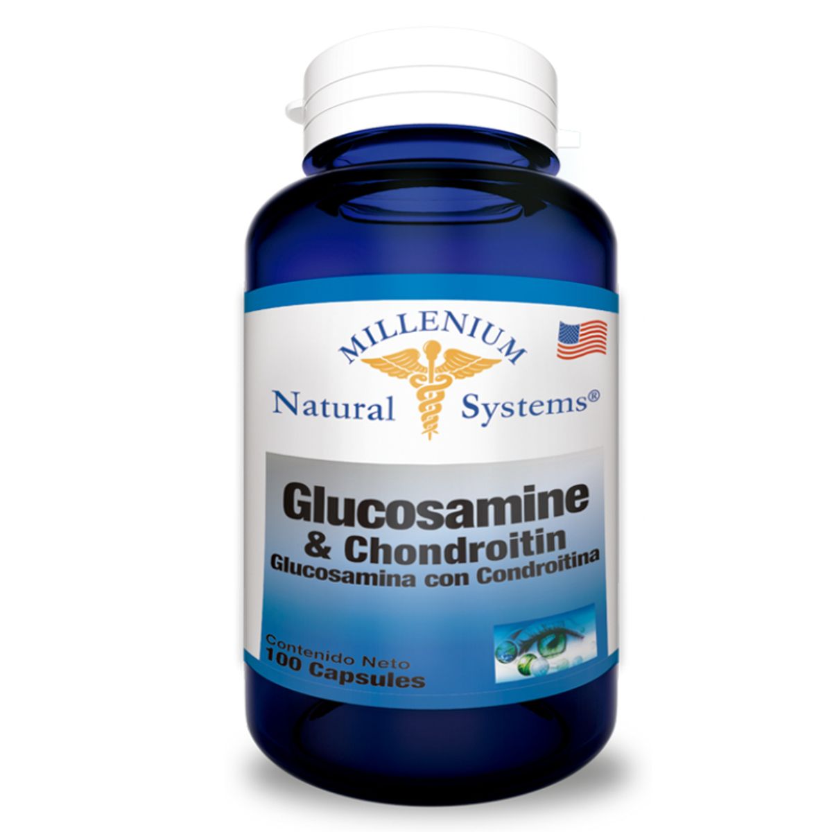 NATURAL SYSTEM - ALIMENTO CON GLUCOSAMINA Y CONDROITINA  X 100 UNIDADES