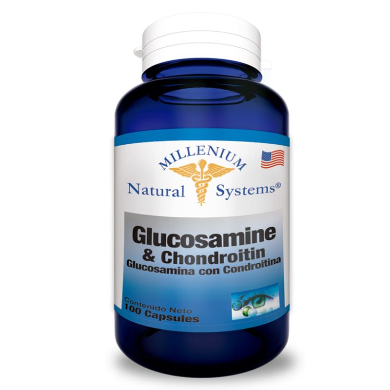 NATURAL SYSTEM - GLUCOSAMINA Y CONDROITINA  X 100 CAPSULAS BLANDAS.