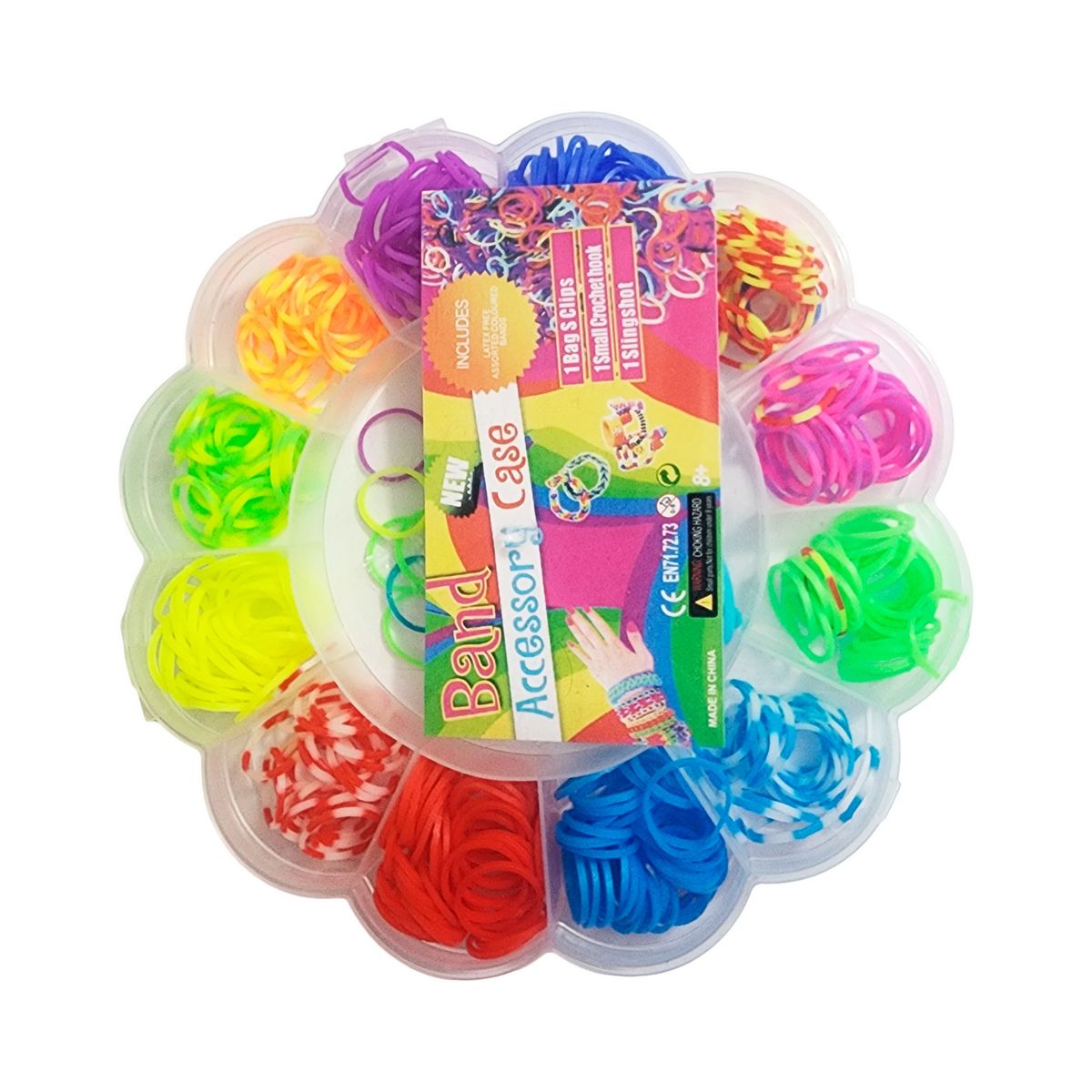 GENERICO - Set Kit Para Hacer Pulseras Niña Style + Estuche Osito