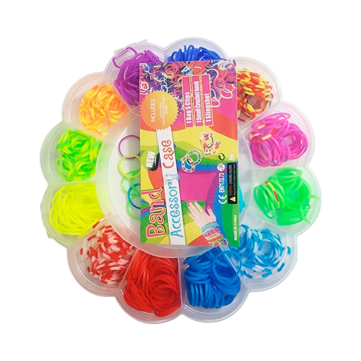 GENERICO - Set Kit Para Hacer Pulseras Niña Style + Estuche Osito