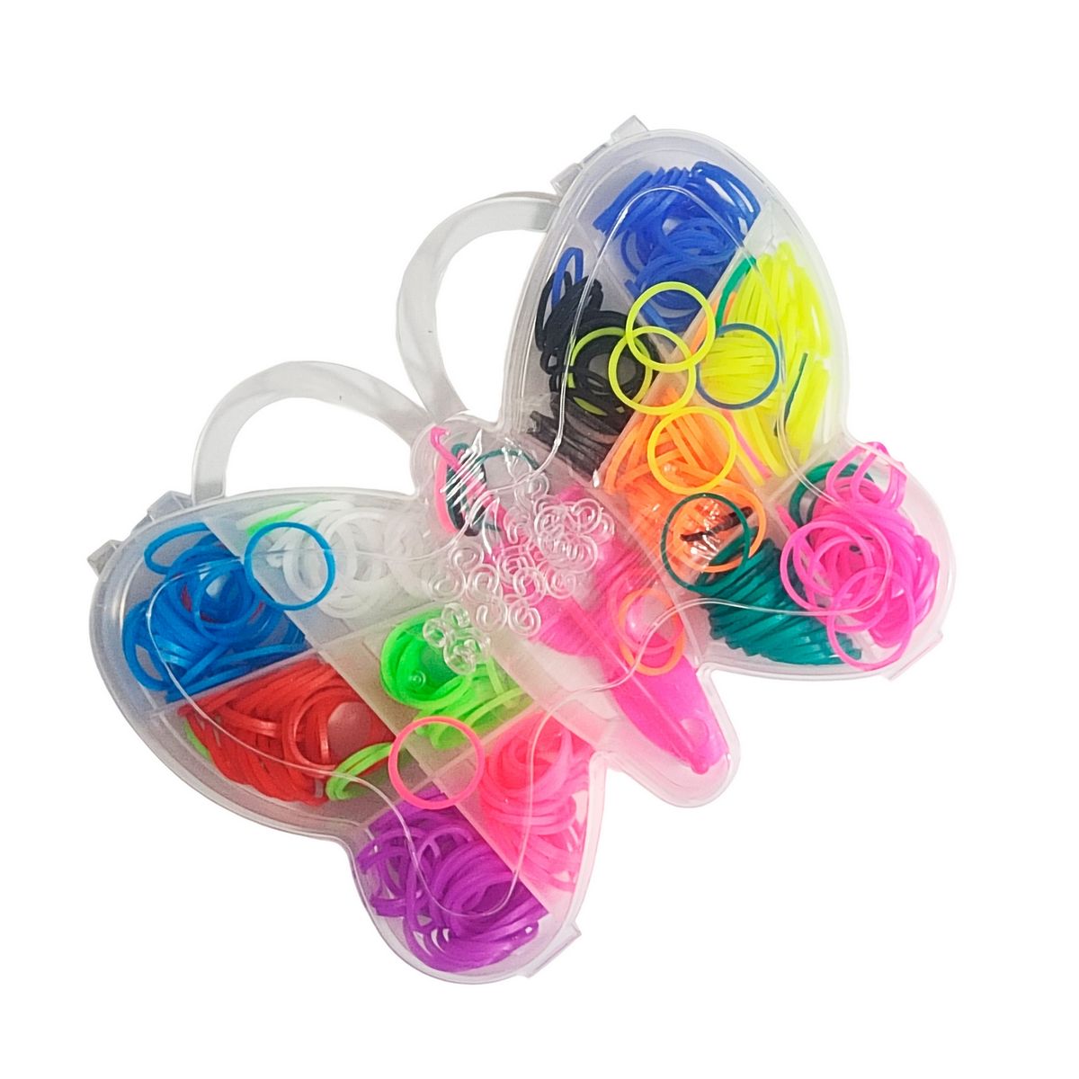 GENERICO - Set Kit Para Hacer Pulseras Niña Style + Estuche Osito