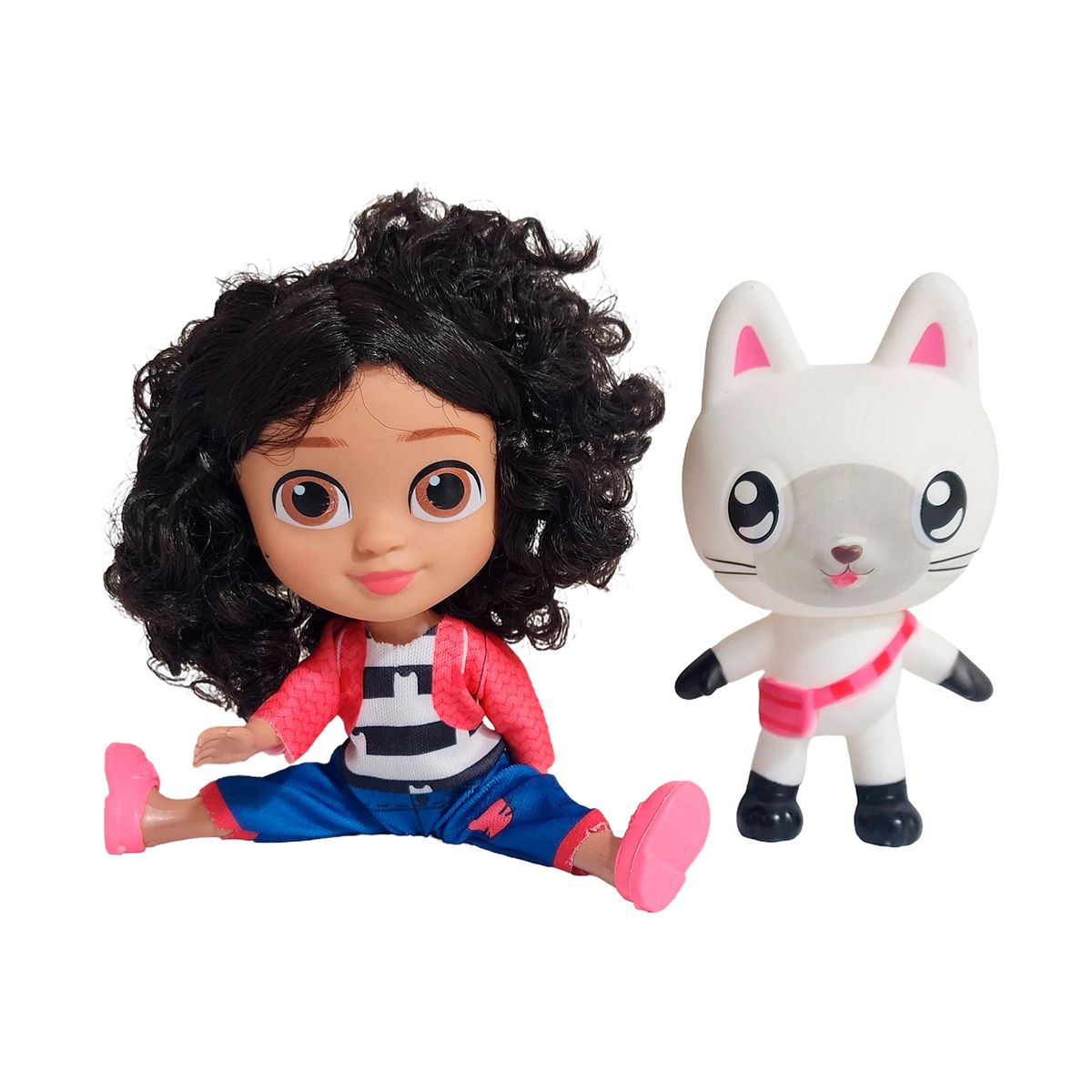 GENERICO - Muñeca Con Compañero Gato Juguete Niñas Gabby