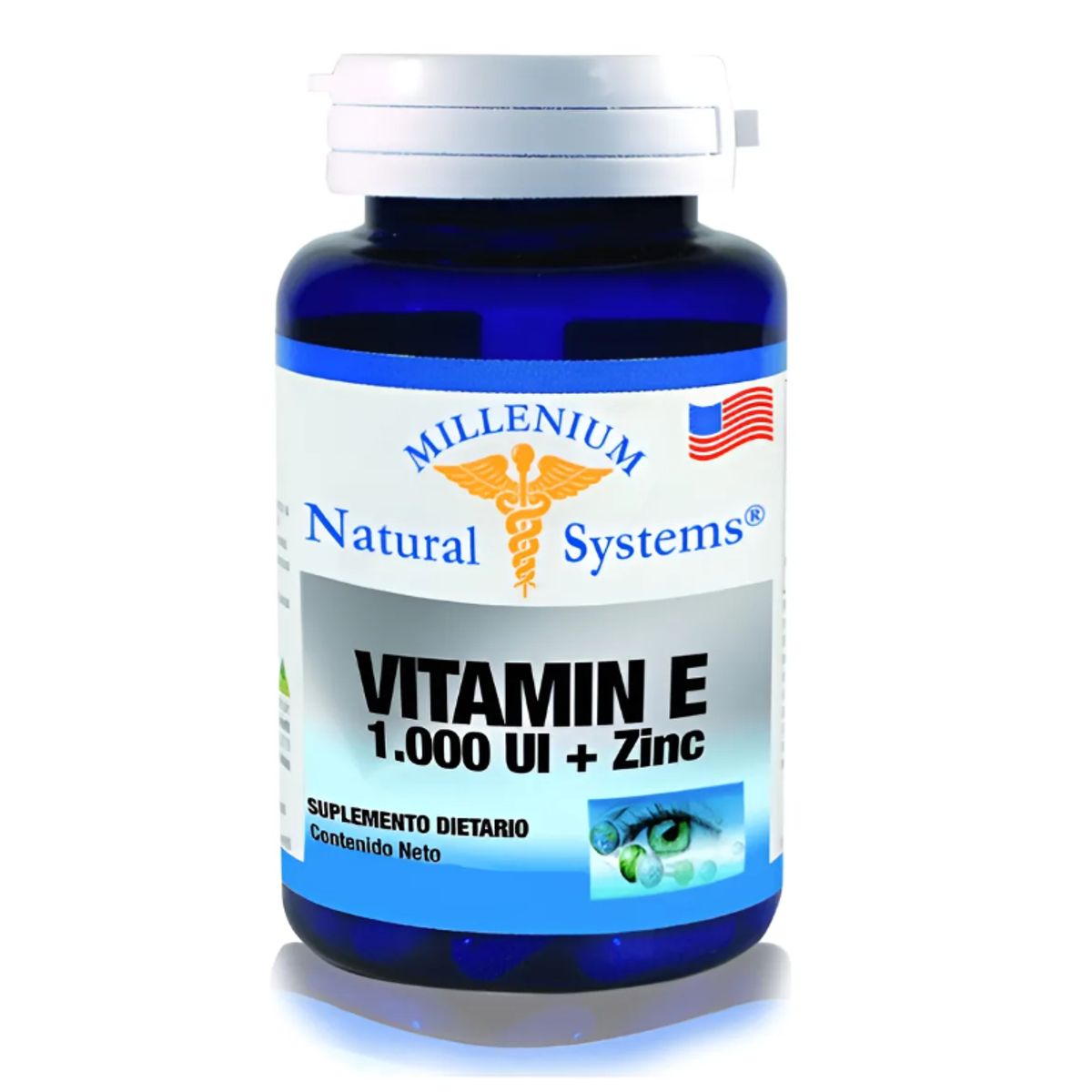 NATURAL SYSTEM - VITAMINA E 1000UI + ZINC X 100 SOFTGELS