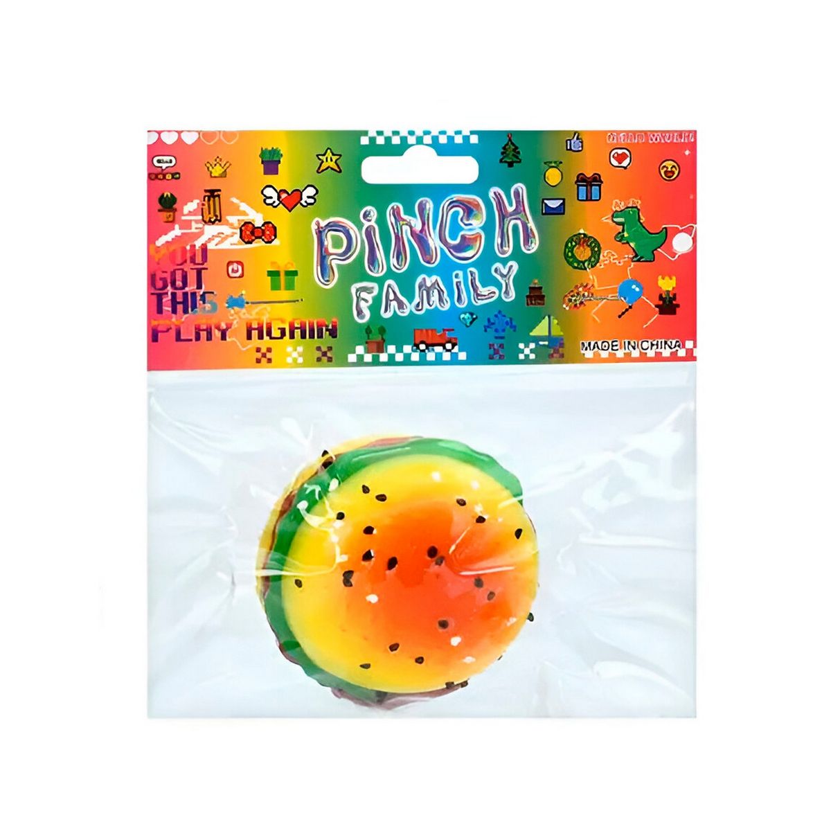 GENERICO - Squishy Juguete Anti Estrés Squishies Pelota Hamburguesa