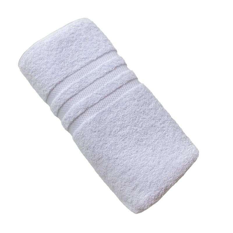 FATELARES - Toalla de manos Canastilla 50x90cm 620g Blanco 100% Algodón