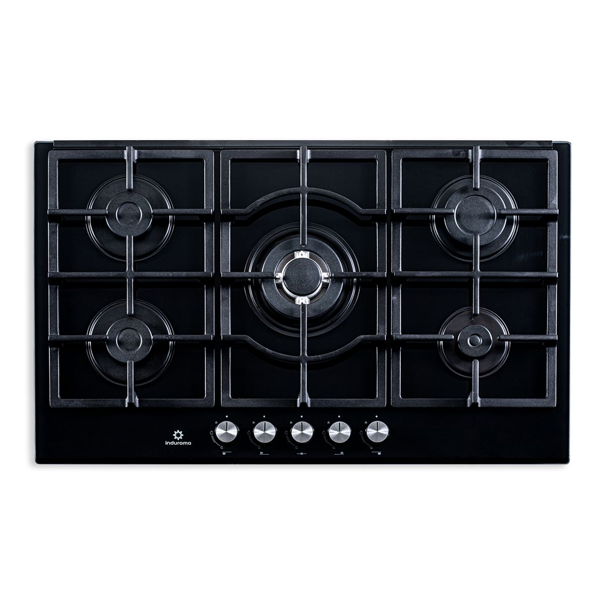 INDURAMA - Estufa Empotrable INDURAMA Vidrio 90 cm 5 Quemadores  GN