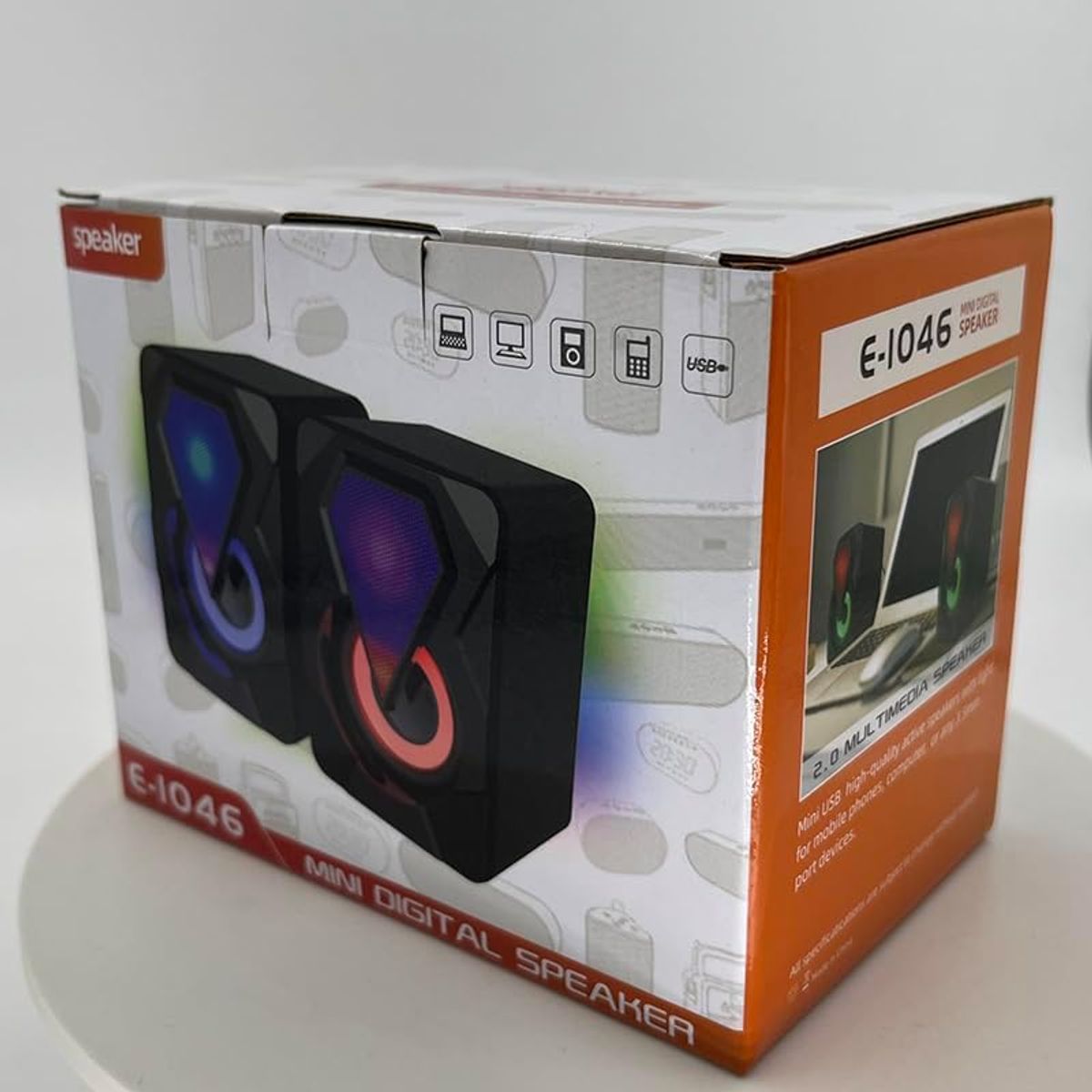 SPEAKER - Parlantes Gamer Mini Altavoz Pc Rgb Speaker Ysd-1046