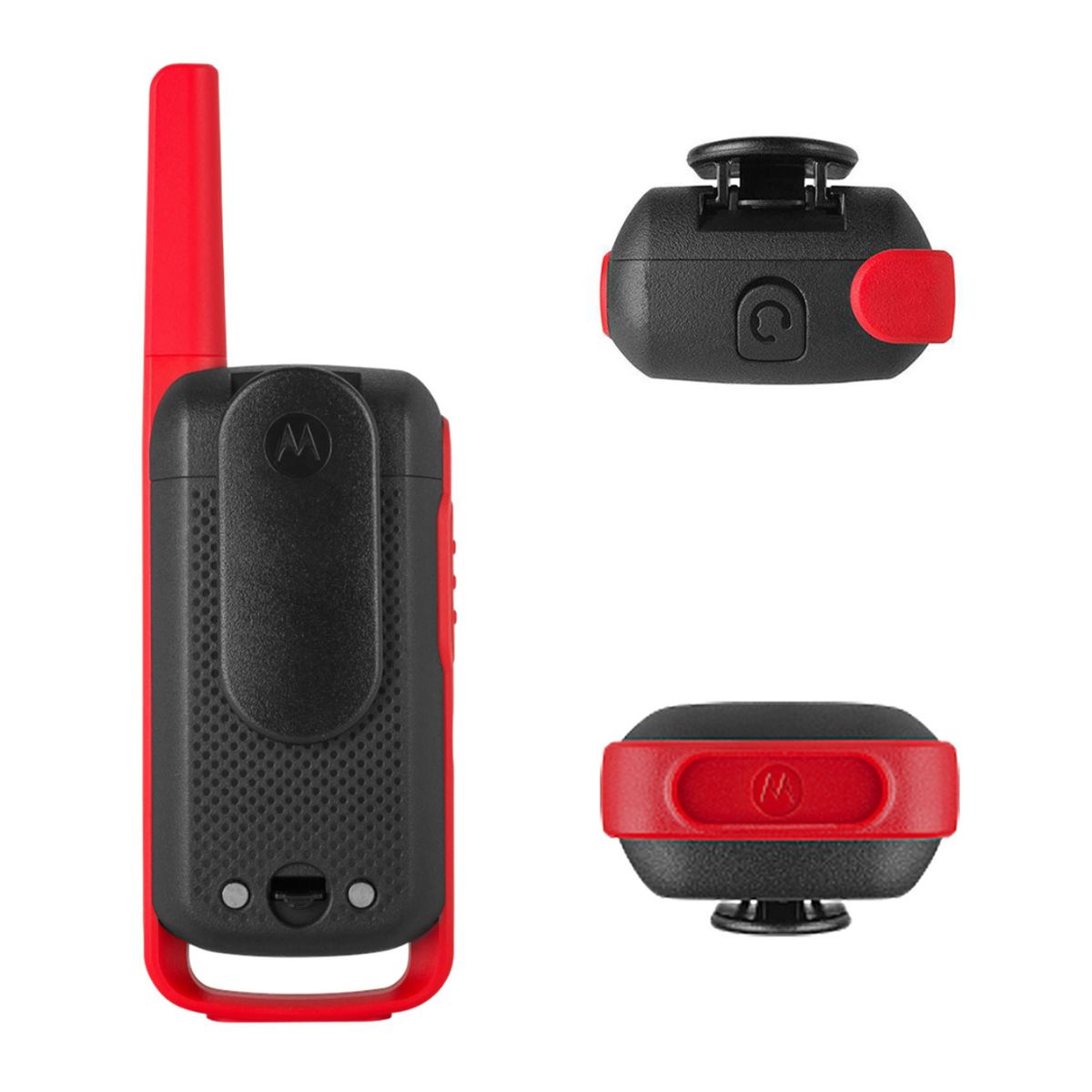 MOTOROLA - 6 Radios de Comunicación Motorola T210 Walkie Talkies Vox Originales