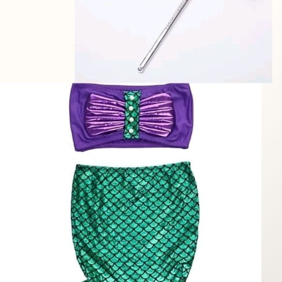 GENERICO - Disfraz sirena niña talla 6 disfraz sirena