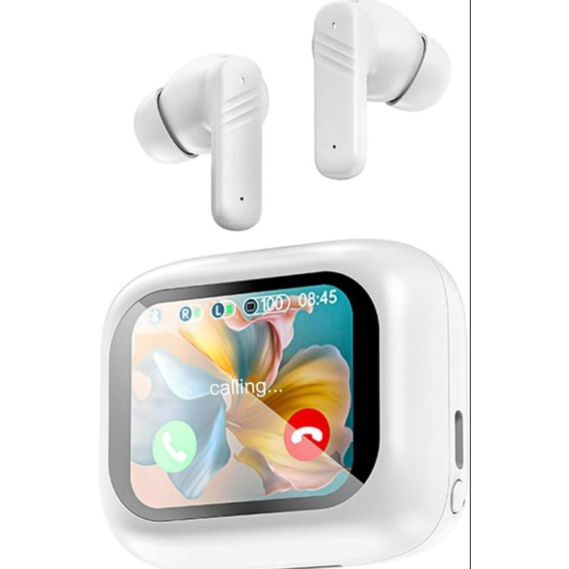 GENERICO - Audifonos Con Pantalla Bluethoot Blancos