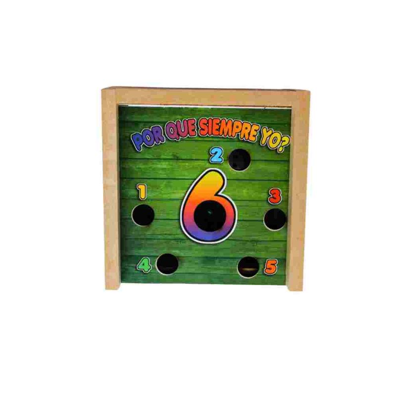ARTESANAL - Juego de Mesa Porque Siempre Yo en Madera