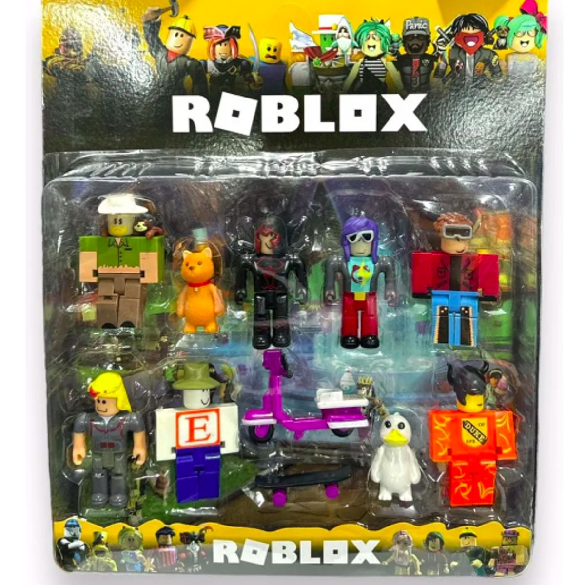 GENERICO - Muñecos Set Blíster Juguetes roblox moto