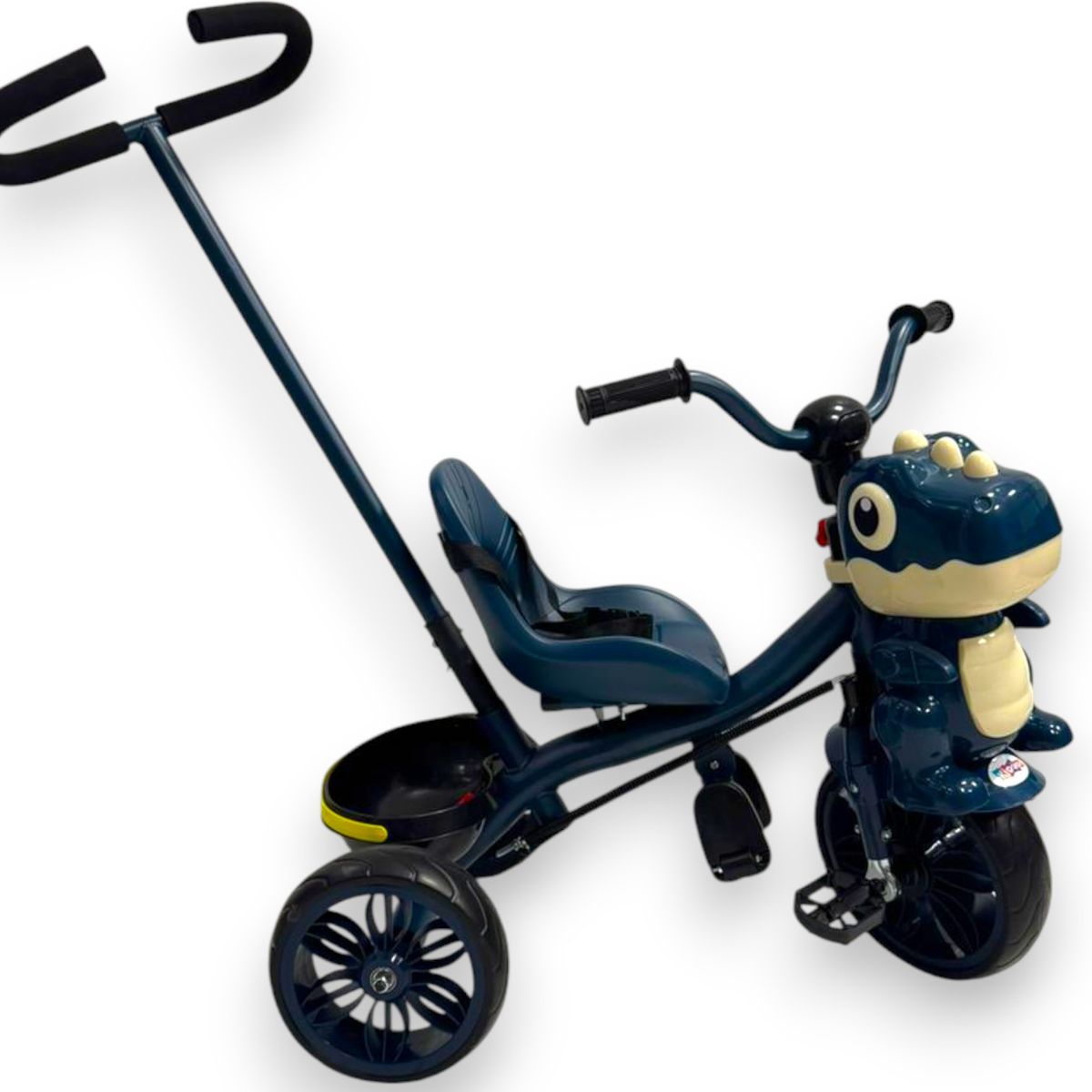 KIDSHOP - Triciclo Infantil Dinosaurio Con Música Y Cesta TR-066-AZ