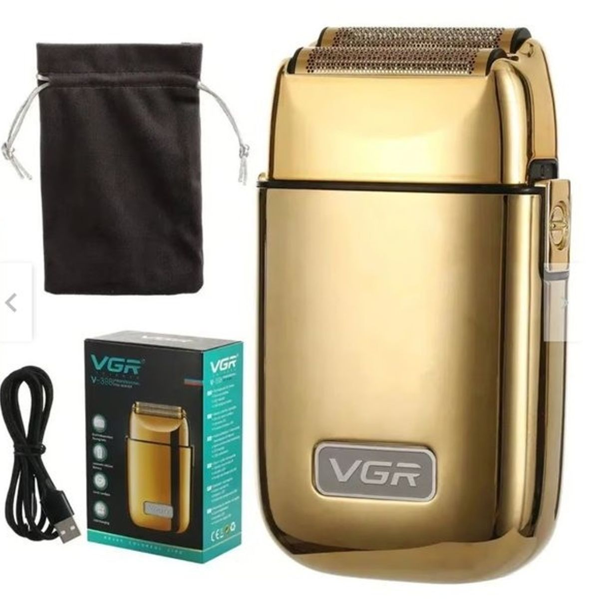 VGR - Afeitadora Eléctrica Recargable VGR