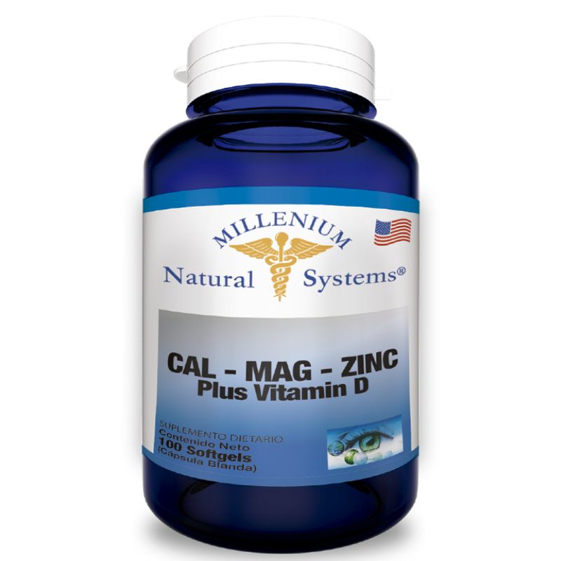 NATURAL SYSTEM - MULTIVITAMINICO CALCIO MAGNESIO Y ZINC + VITAMINA D X 100 U