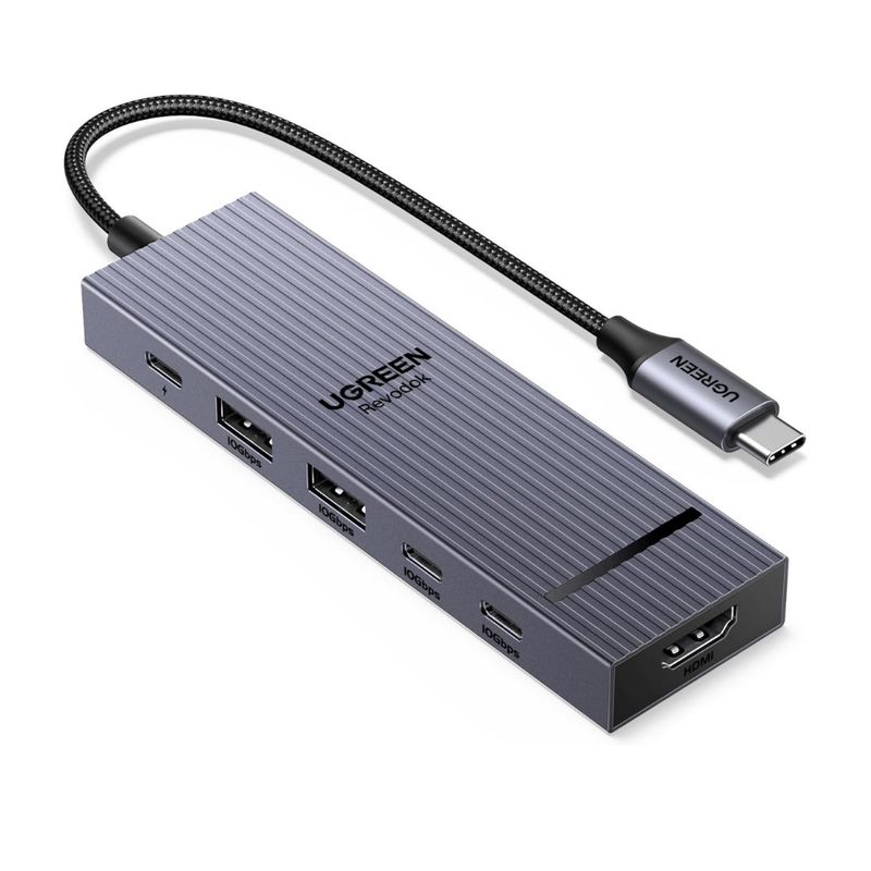 GEF - Hub Adaptador Tipo C Hdmi Usb 3.0 Pd Carga Mac Windows Andr