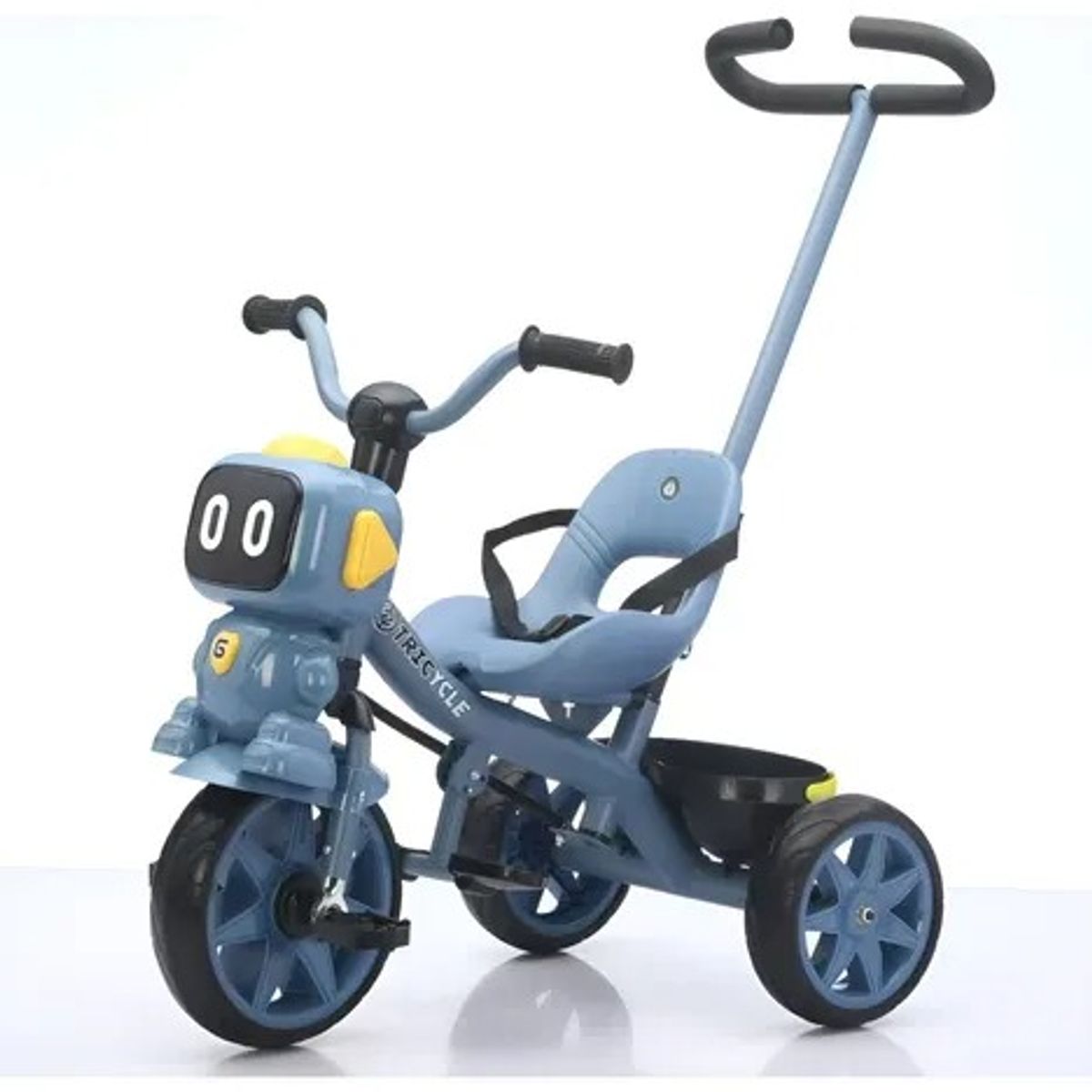 KIDSHOP - Triciclo Infantil Robots Con Música Y Cesta TR-068-AZ