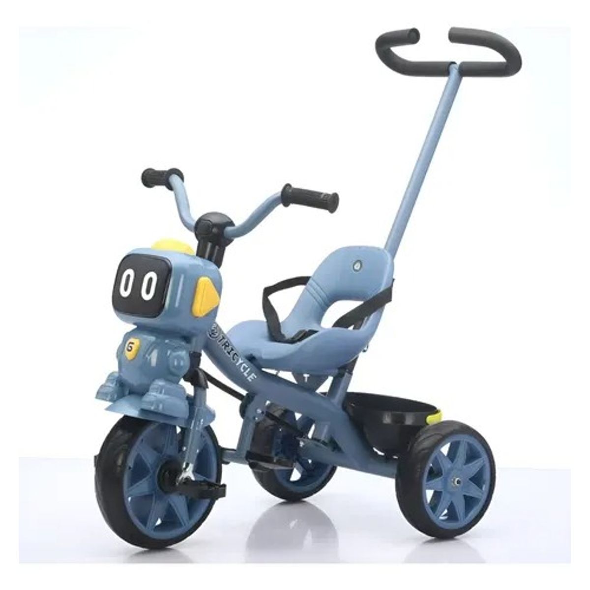 KIDSHOP - Triciclo Infantil Robots Con Música Y Cesta TR-068-AZ