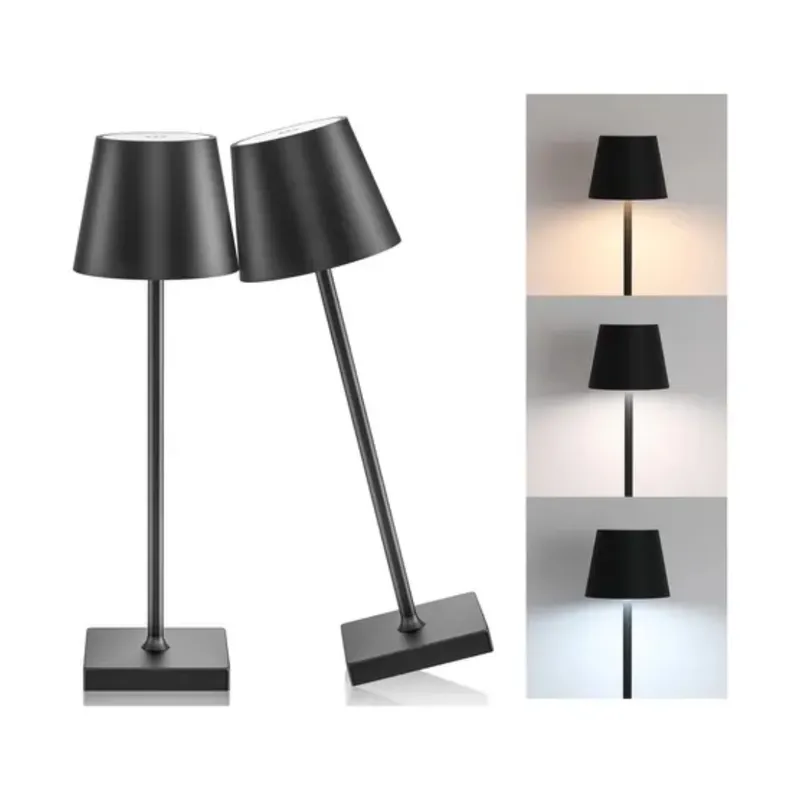 GENERICO - Paquete De 2 Lámparas De Mesa Moderna