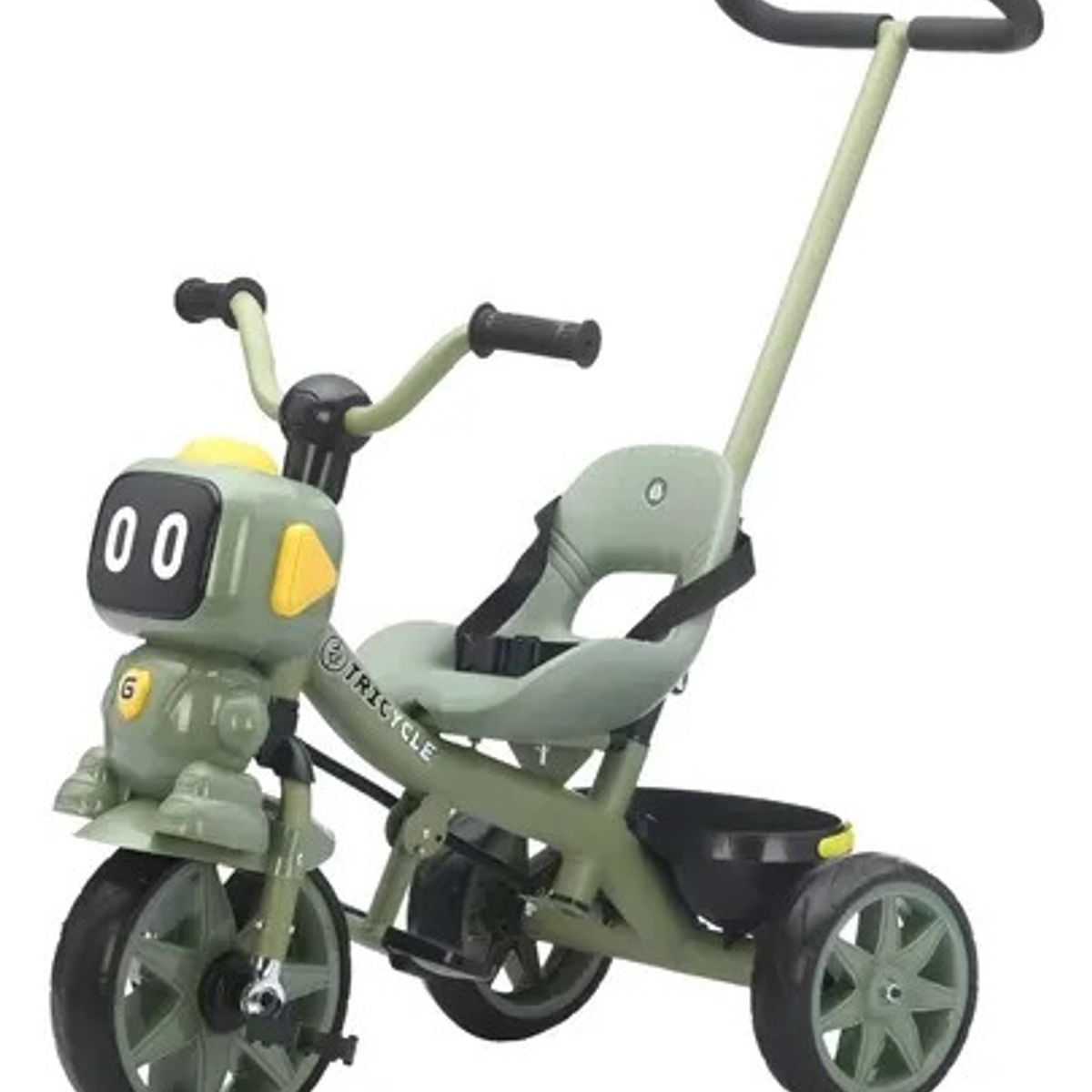 KIDSHOP - Triciclo Infantil Robots Con Música Y Cesta TR-068-VD