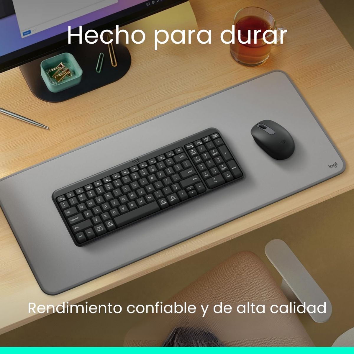 LOGITECH - Combo Bluetooth Logitech Mk250 Teclado Y Mouse Compactos