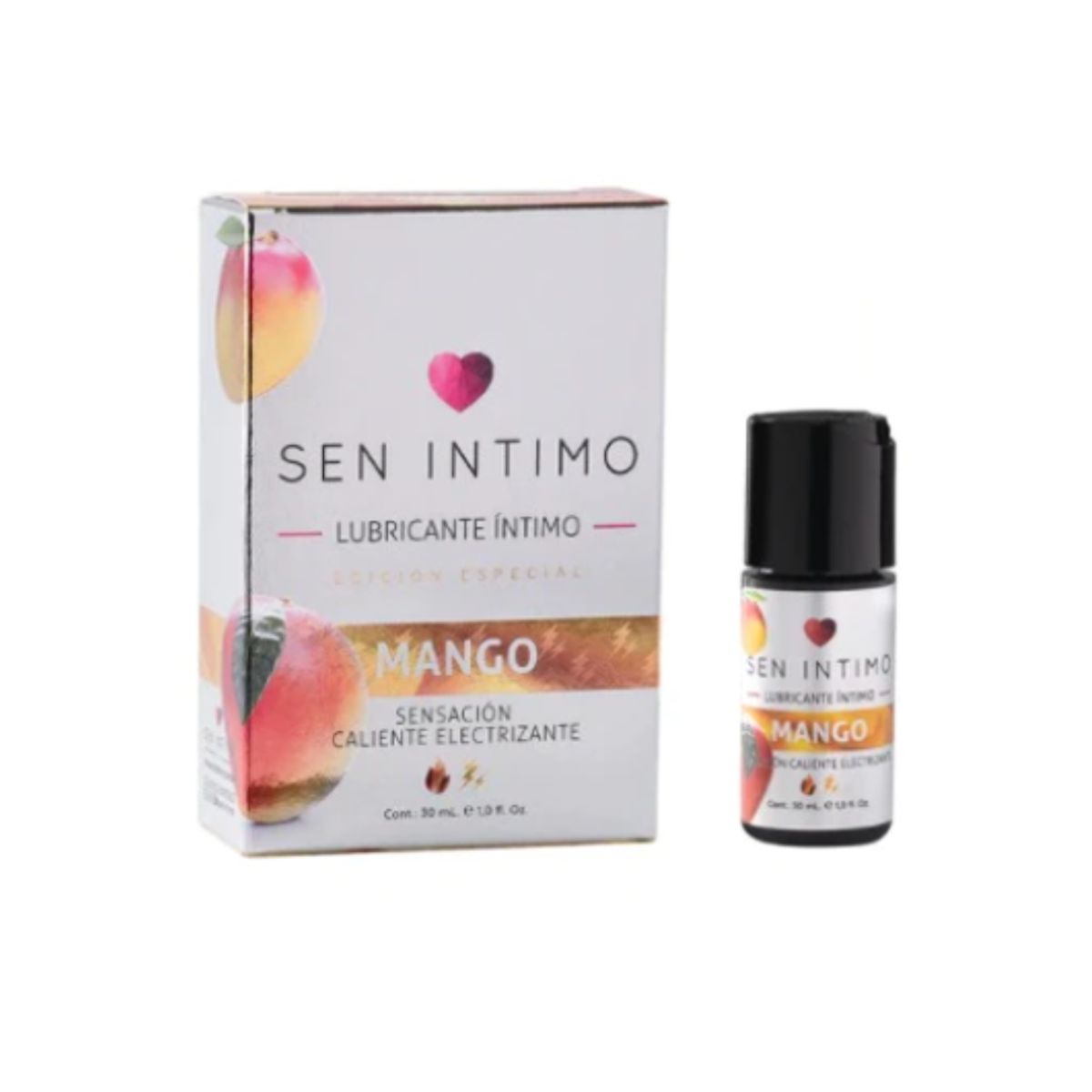 SEN INTIMO - Lubricante intimo Electrizante Mango Caliente Sen Intimo 30 ml
