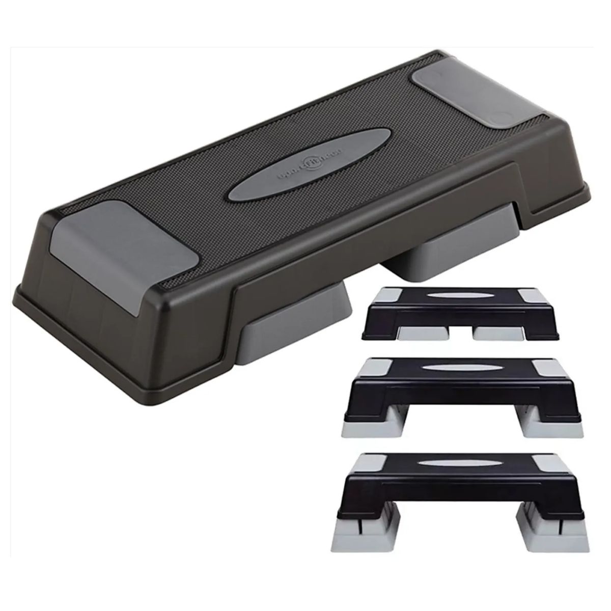 SPORT FITNESS - Banco Step 3 Niveles Modulos 3 Alturas Escalon Sport Fitness