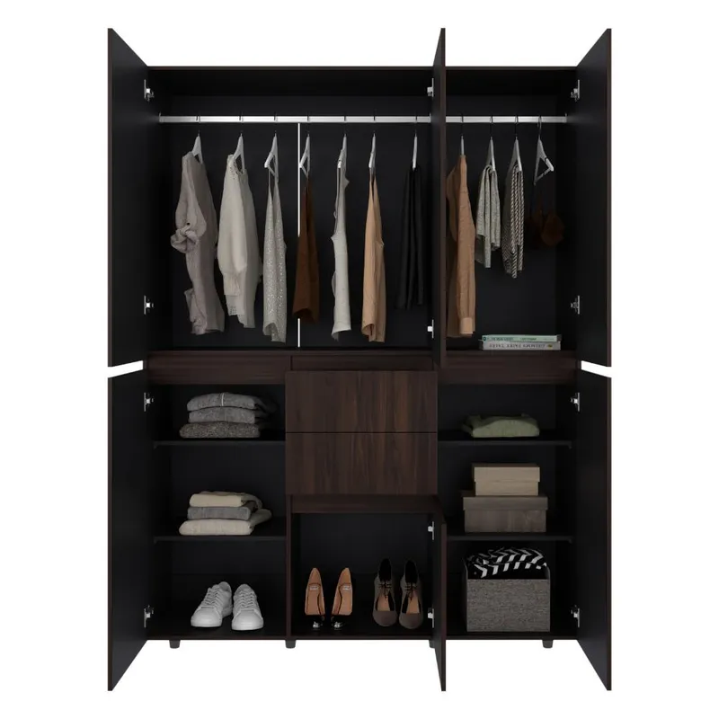RTA DESIGN - Closet Bea Nogal y Wengue